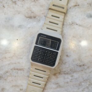 Casio Beige Digital Watch